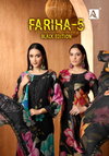 Fariha Vol 5 By Alok Suit Black Edition Muslin Pakistani Dress Material Exporters In India